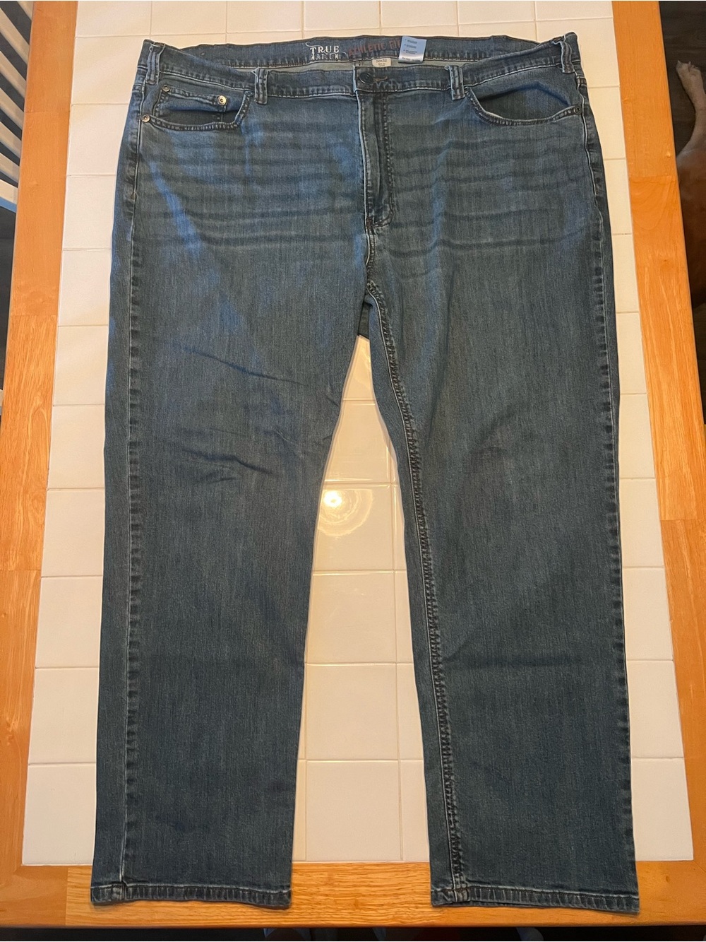 True Nation Athletic Fit Men’s Blue Jean, size 50x32